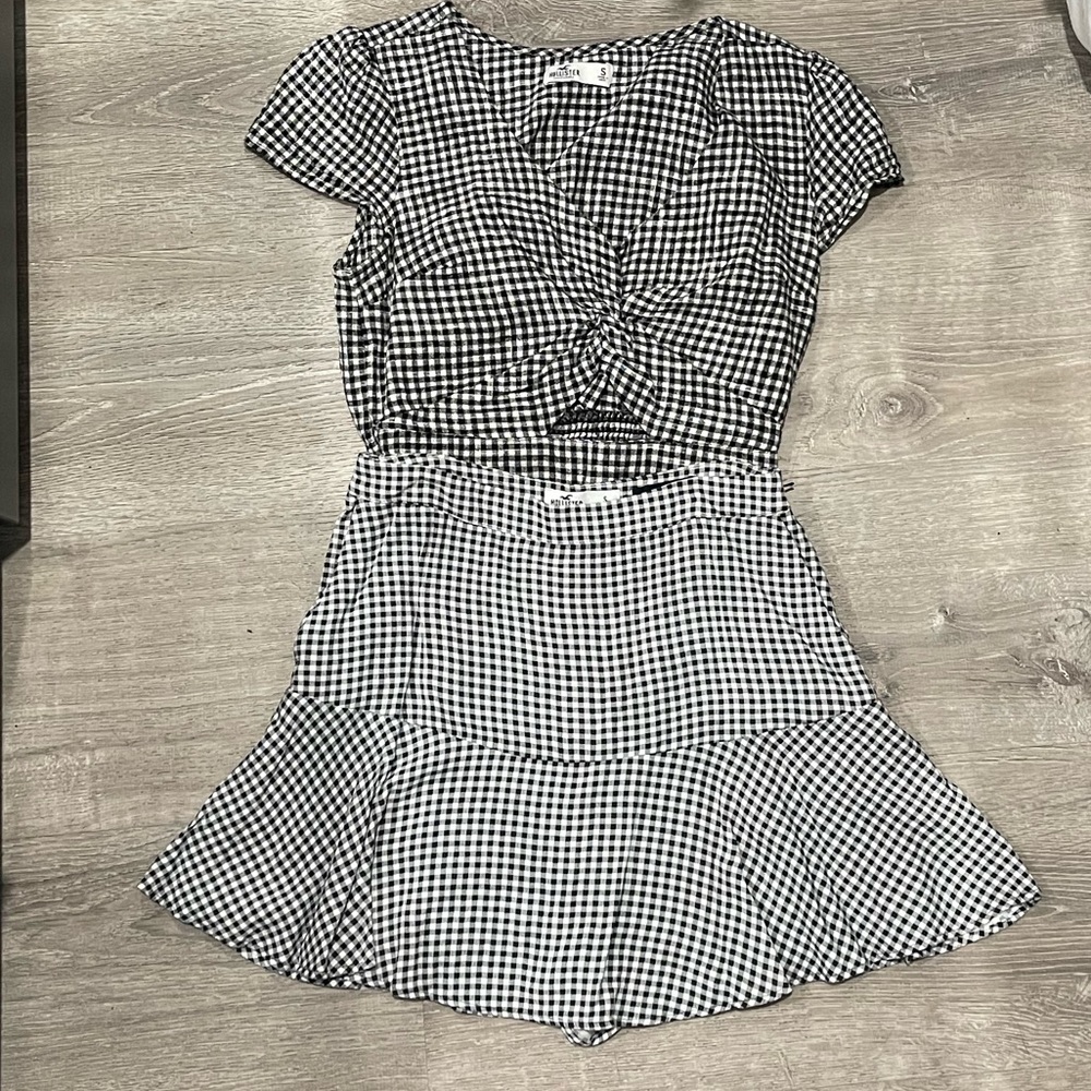 2 piece Gingham Set